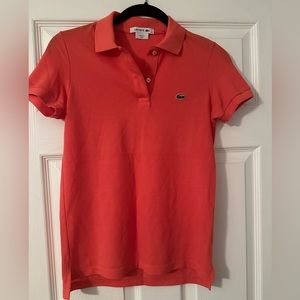 Lacoste polo shirt for women size 38